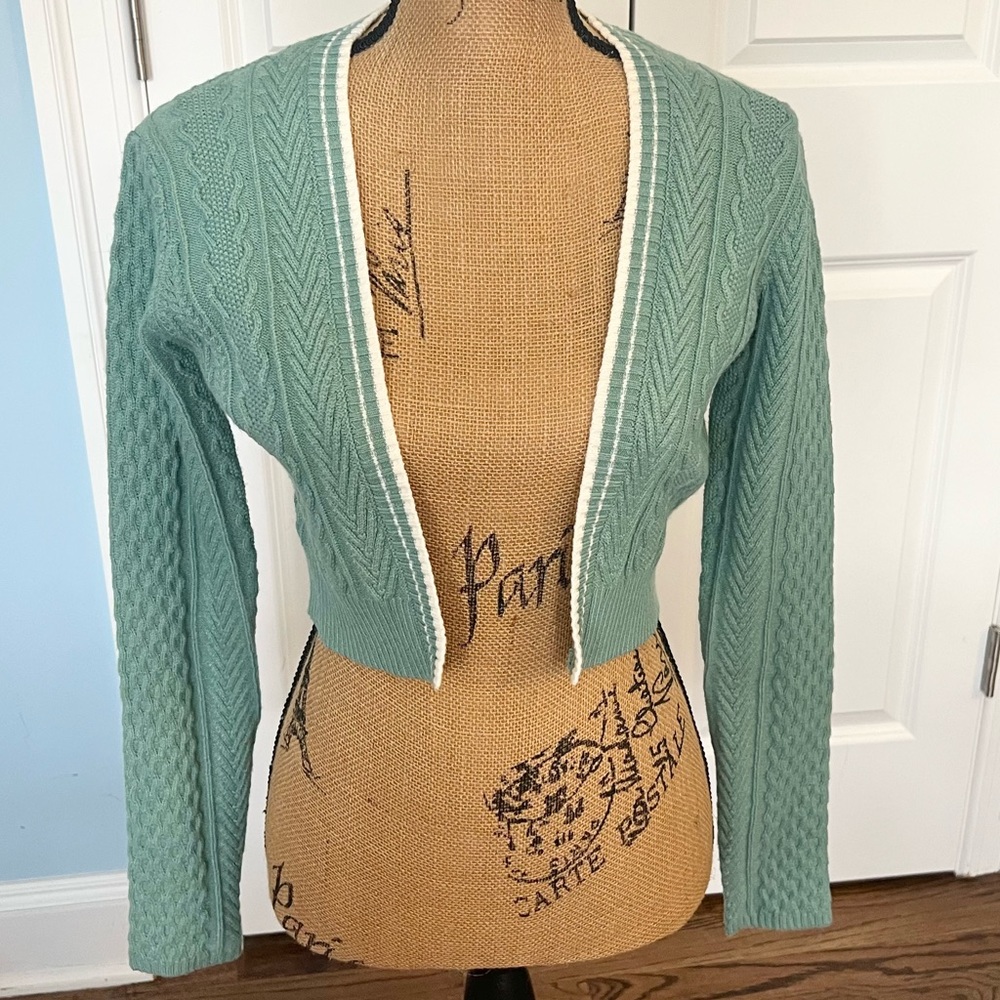 Hazel Boutique Cropped Cardigan Sweater